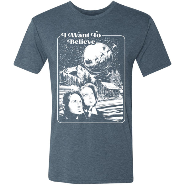 I Want To Believe Premium Triblend Tee