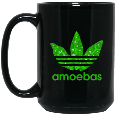 Amoebas Black Mug 15oz (2-sided)