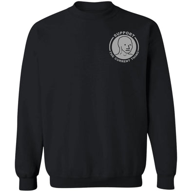 Support The Current Thing Crewneck Sweatshirt