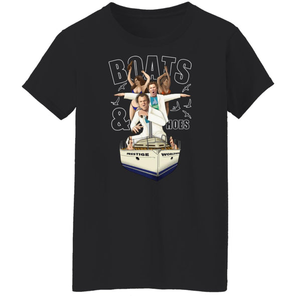 Boats & Hoes Ladies Cotton Tee