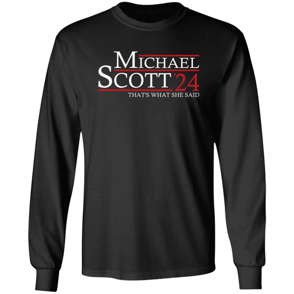 Michael Scott 24 Heavy Long Sleeve