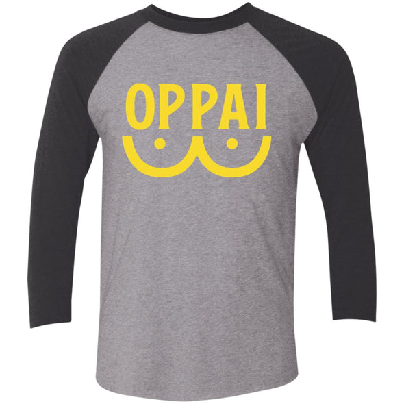 Oppai Raglan 3/4 Sleeve