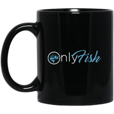 Only Fish Black Mug 11oz (2-sided)