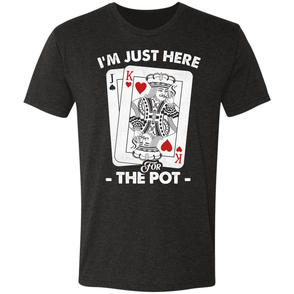 Here For The Pot Premium Triblend Tee