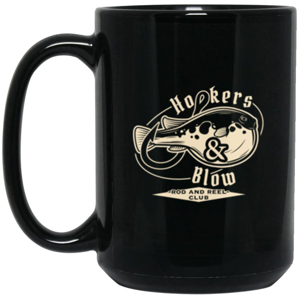 Hookers & Blow Black Mug 15oz (2-sided)