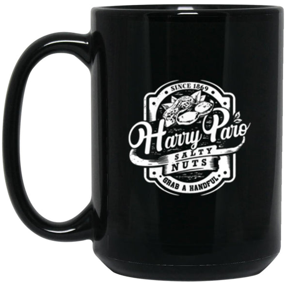 Harry Paro Nuts Black Mug 15oz (2-sided)