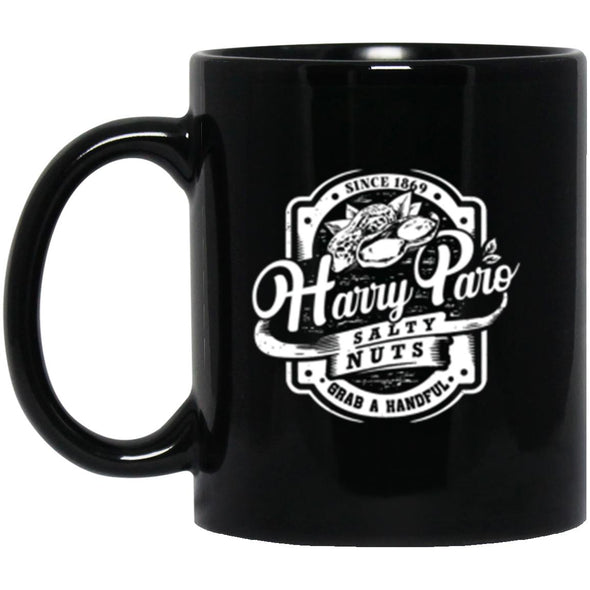 Harry Paro Nuts Black Mug 11oz (2-sided)