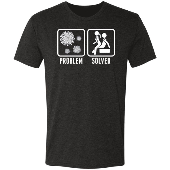 Quarantine Problem Solved Sex Premium Triblend Tee