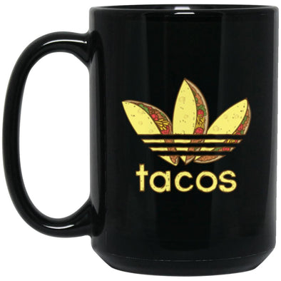 Tacos Black Mug 15oz (2-sided)