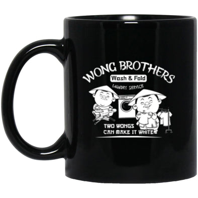 Wong Brothers Black Mug 11oz (2-sided)