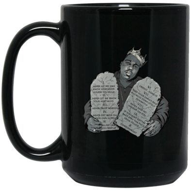 Commandments Black Mug 15oz (2-sided)