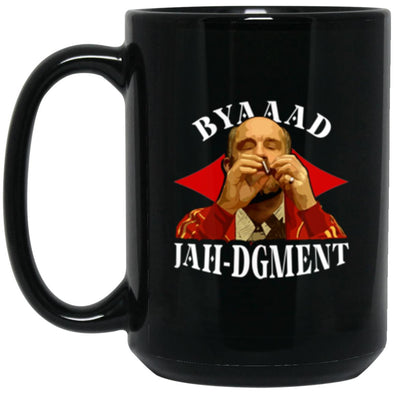 Bad Judgment Black Mug 15oz (2-sided)