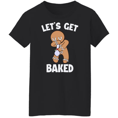 Get Baked Christmas Ladies Cotton Tee