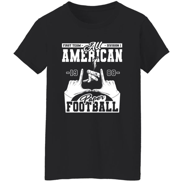 Paper Football Ladies Cotton Tee