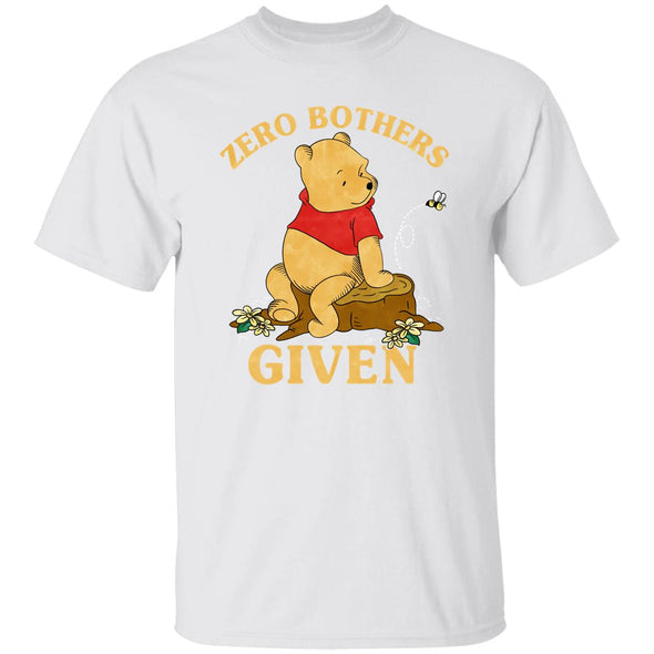 Zero Bothers Given Cotton Tee