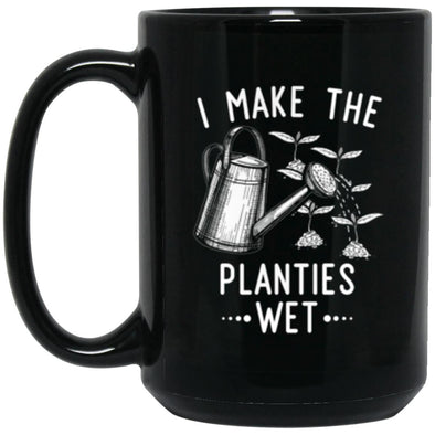 Moist Planties Black Mug 15oz (2-sided)