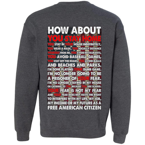 Free American Citizen Crewneck Sweatshirt