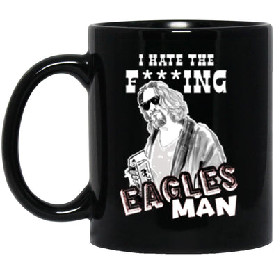 Hate Eagles Black Mug 11oz (2-sided)