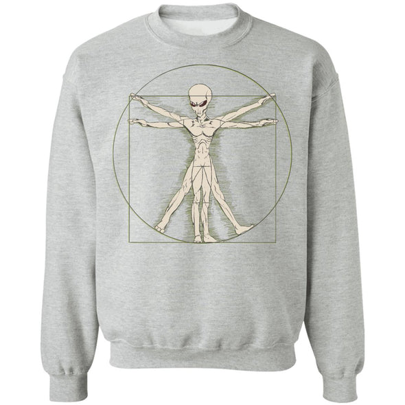 Vitruvian Alien Crewneck Sweatshirt