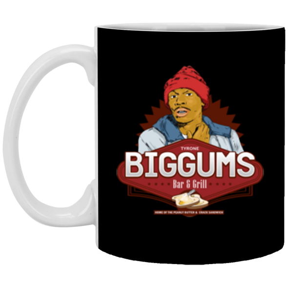 Biggums Bar & Grill White Mug 11oz (2-sided)
