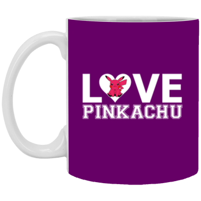 Pinkachu White Mug 11oz (2-sided)