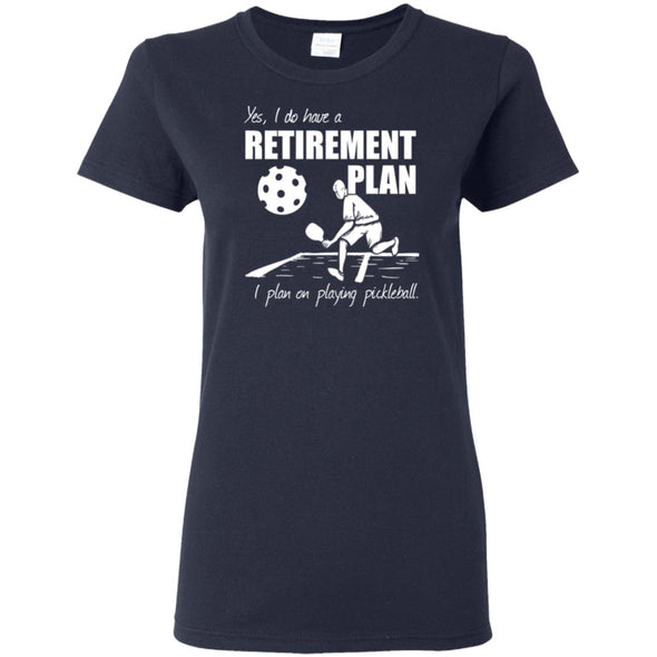 Pickleball Retirement Ladies Cotton Tee