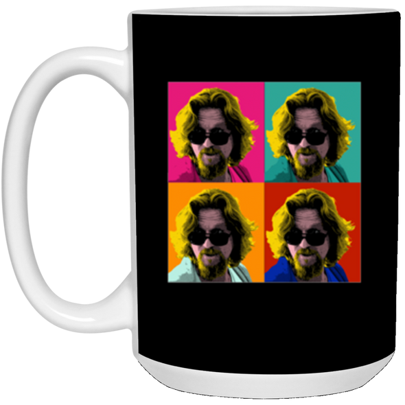 Dude Warhol White Mug 15oz (2-sided)