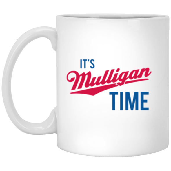 Mulligan Time White Mug 11oz (2-sided)