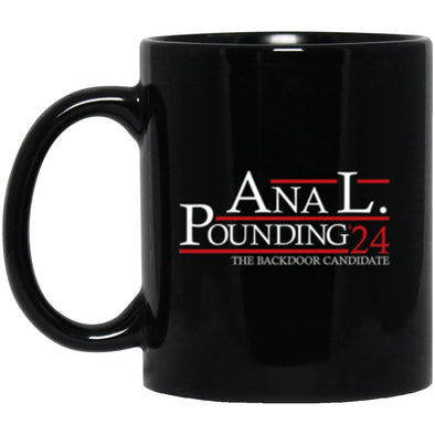 Anal Pounding 24 Black Mug 11oz (2-sided)