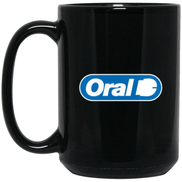 Oral Black Mug 15oz (2-sided)