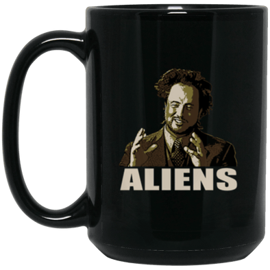 Aliens Black Mug 15oz (2-sided)
