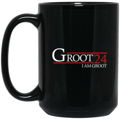 Groot 24 Black Mug 15oz (2-sided)