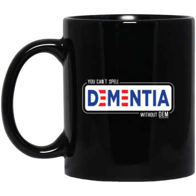 Dementia Black Mug 11oz (2-sided)
