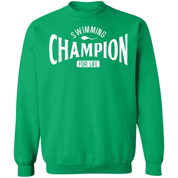 Swimming Champion Crewneck Sweatshirt