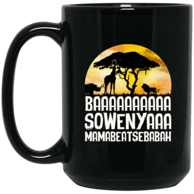 Baa Sowenya Black Mug 15oz (2-sided)