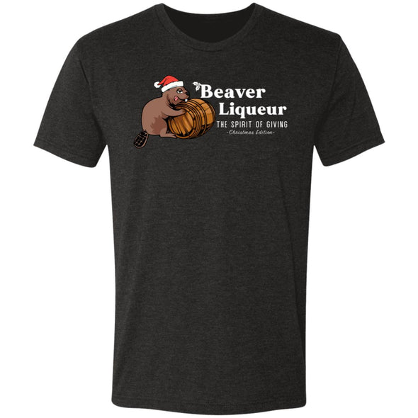 Beaver Liqueur Christmas Premium Triblend Tee