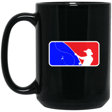 MLB FLY Black Mug 15oz (2-sided)