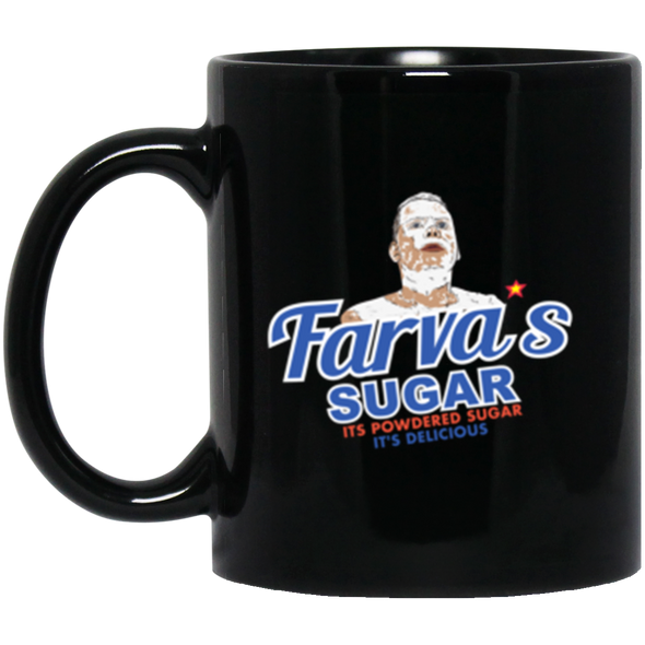 Farva Sugar Black Mug 11oz (2-sided)