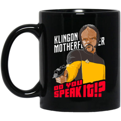 Klingon Motherfucker Black Mug 11oz (2-sided)
