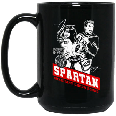 Spartans Black Mug 15oz (2-sided)