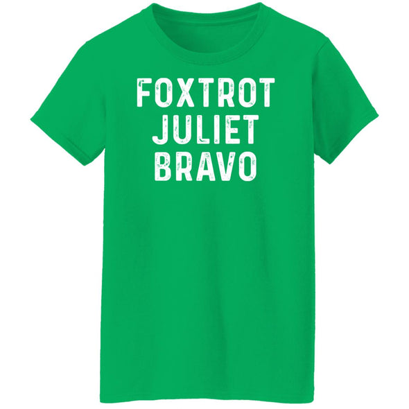 Foxtrot Juliet Bravo Ladies Cotton Tee