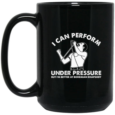 Under Pressure Black Mug 15oz (2-sided)