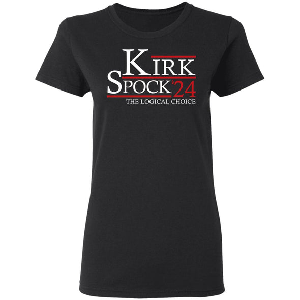 Kirk Spock 24 Ladies Cotton Tee