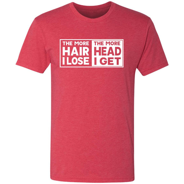 Less Hair, More Head Premium Triblend Tee