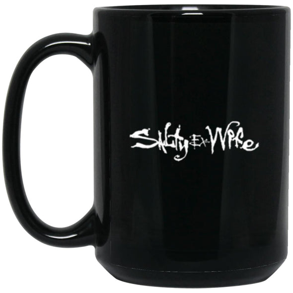 Salty Ex-Wife Black Mug 15oz (2-sided)