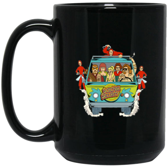 Scooby Dude Black Mug 15oz (2-sided)