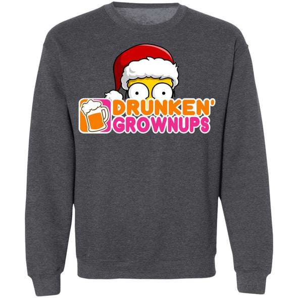 Drunken Grownups Christmas Crewneck Sweatshirt