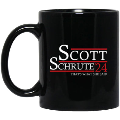 Scott Schrute 24 Black Mug 11oz (2-sided)