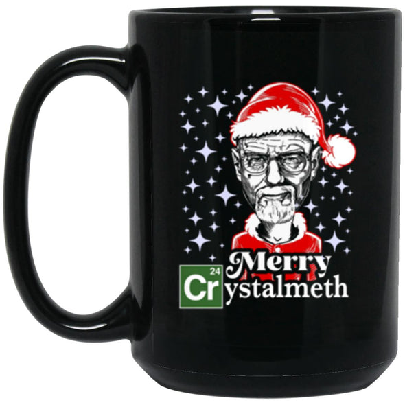 Merry Crystalmeth 2 Black Mug 15oz (2-sided)