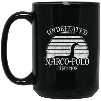 Marco Polo Champ Black Mug 15oz (2-sided)